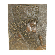 Reliefo Bronze Statue King Relievo Deco Bronze Escultura Tpy-971 / 971b